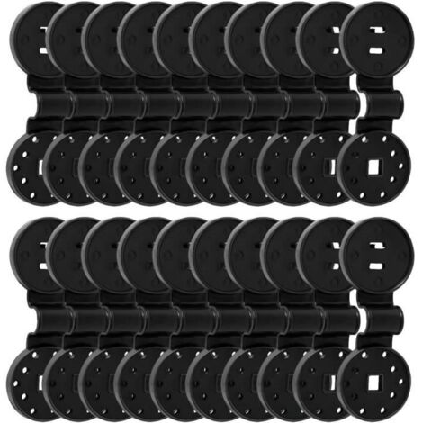 Fixation de Voile d'Ombre, Pinces pour Toile d'Ombre de Serre, Attache Clip pour Filet Pare-Soleil Fixe