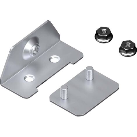 Fixation d'ouverture en option pour socle VX. Angle supplémentaire pour la fixation des volets avec baguette de brosse ou diaphragme ventilé en prof Y373663