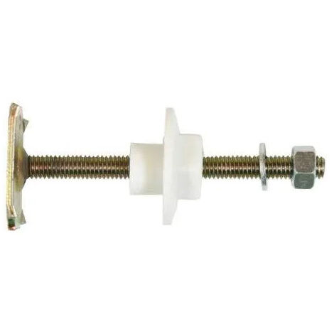 Fixation lavabo avec contre plaque 8x90mm, 2 pièces
