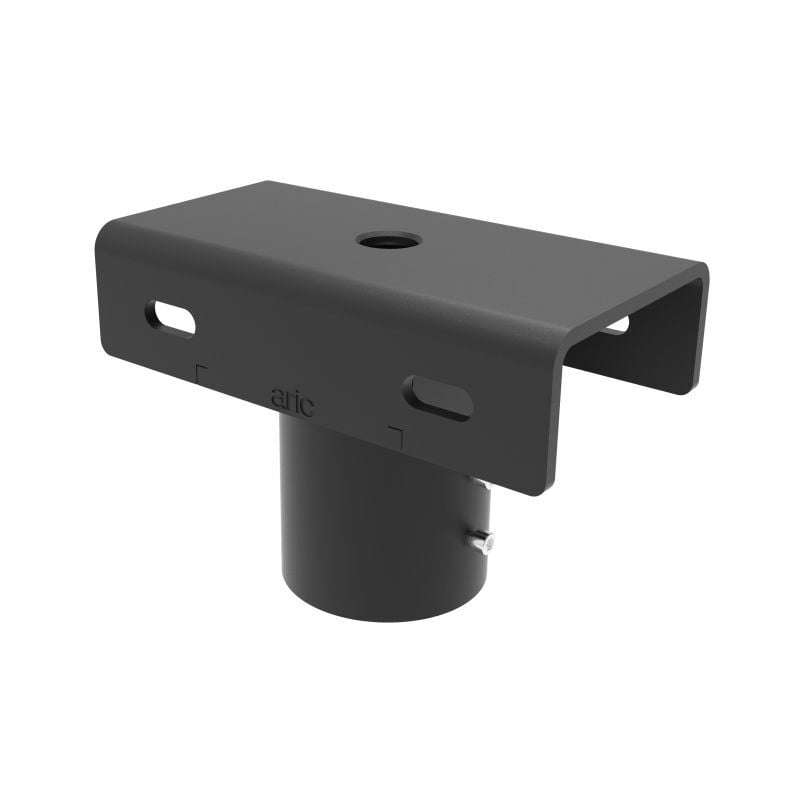 Fixation de mat - pour 1 ou 2 projecteurs à led Aric twister 3 - noir Aric 50862