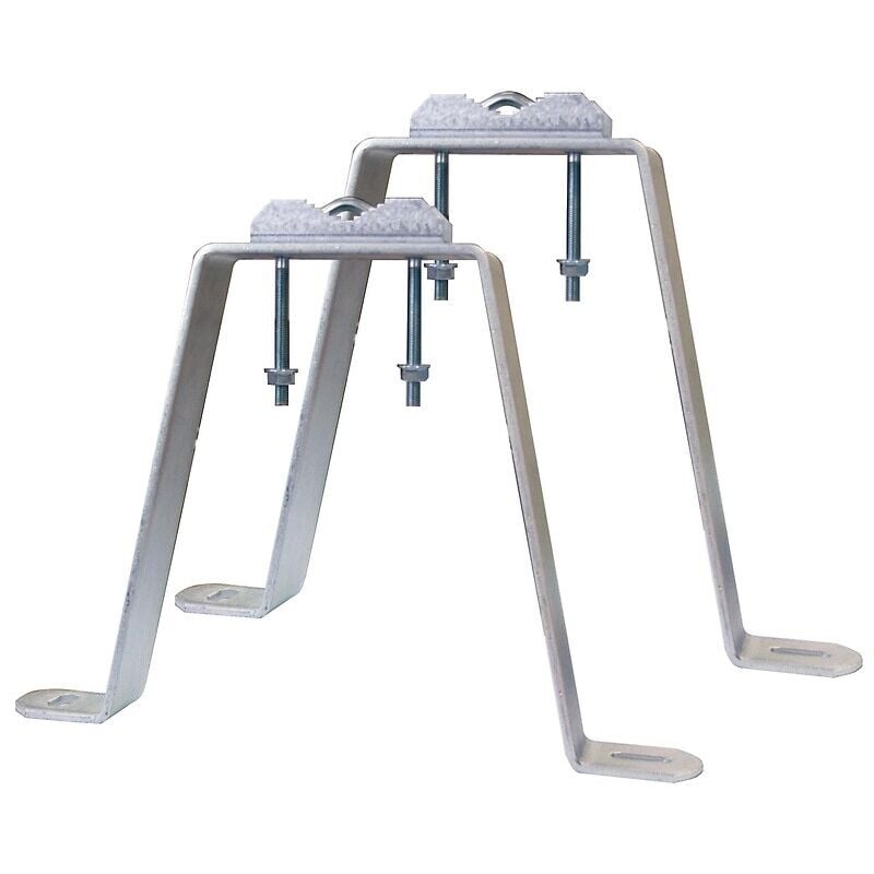 Fixation murale en M déport 25 cm - EVICOM