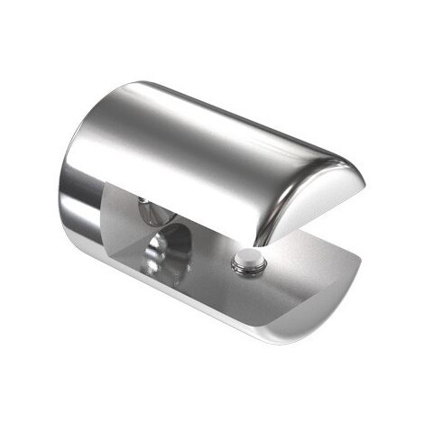 Fixation murale fendue FIXSE-1 - support étagère 8 mm - Argent