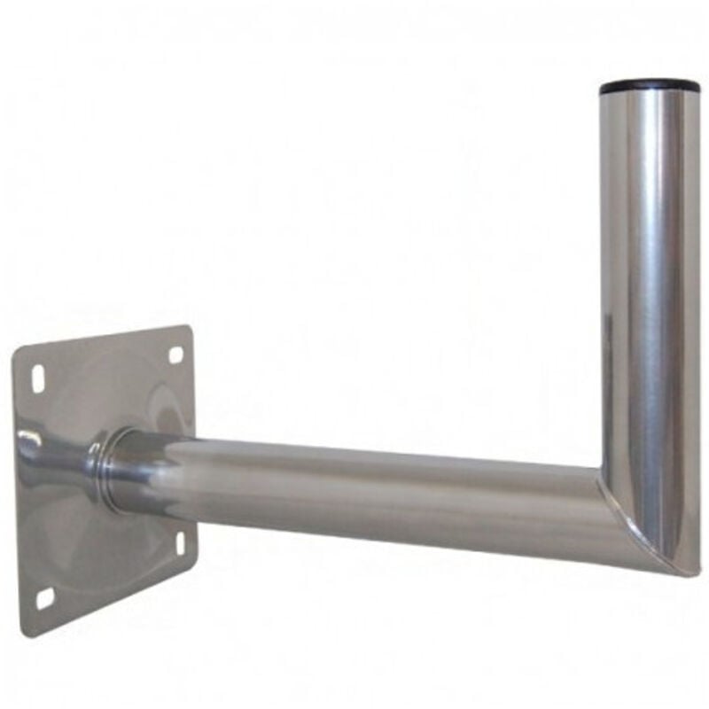 Hdsat - Bras Coudé en alu Déport 25 cm Fixation Murale Parabole