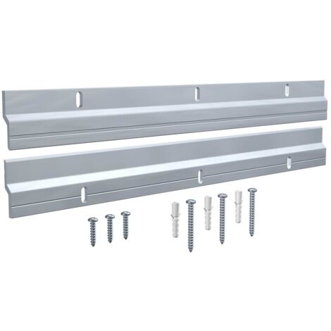 Fixation murale Z-BAR - 600 mm - Vis et chevilles
