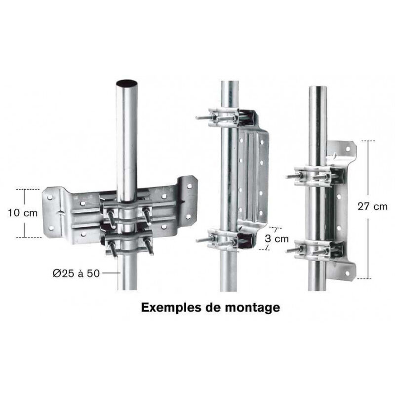 Erard - Fixation de mat polyvalente pour mur ou poutre 800880