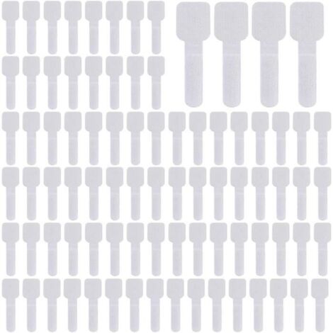 Fixation pour Filet Chat - 80Pcs - Plastique - Adhésif - Intérieur/Extérieur - Sécurisé