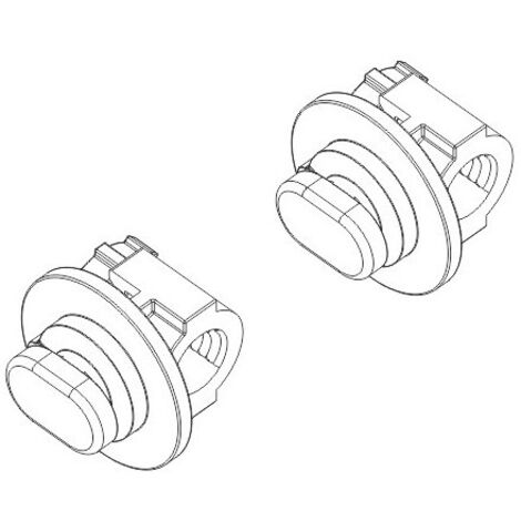 Fixation pour réservoir (sur bâti) et fixation contre-plaque version 2016 - Cesame CE70 / CE71 - Regiplast