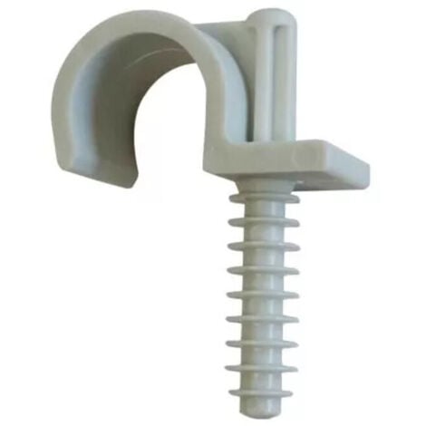 ING FIXATIONS Collier cheville plastique simple- Tube diamètre 20 mm - Vendu par 100 - Fix-Ring - ING Fixation
