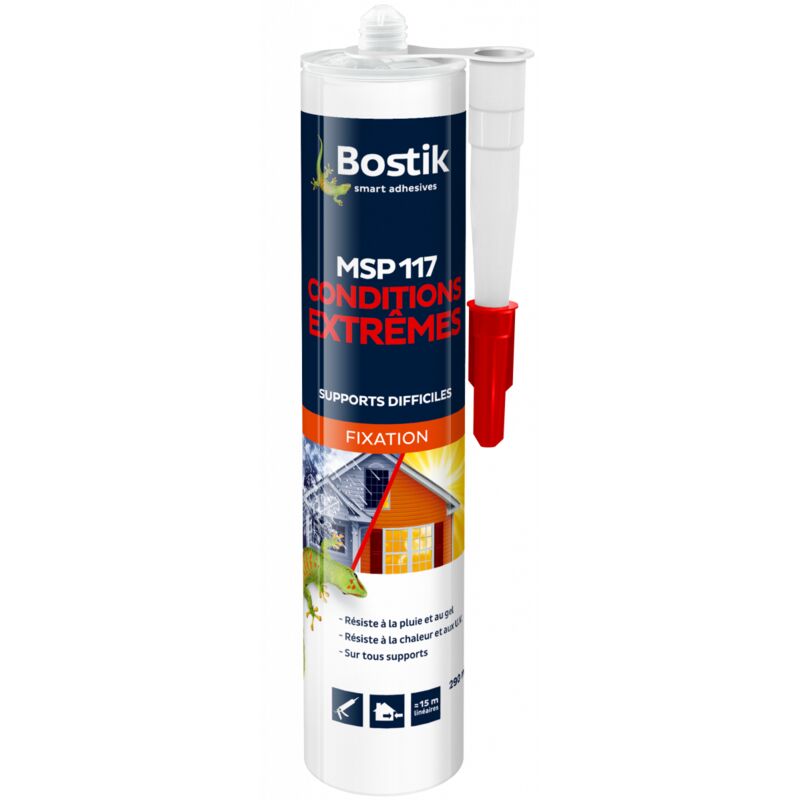 Bostik - Colle fixation conditions extrêmes MSP117 290ml