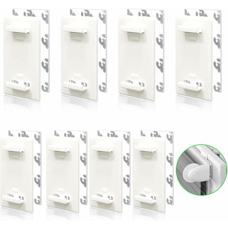 Fixation Store sans Percage Store Enrouleur sans Percage Fixation Rideaux sans, Percage 8 Pièces Accroche Rideau sans
