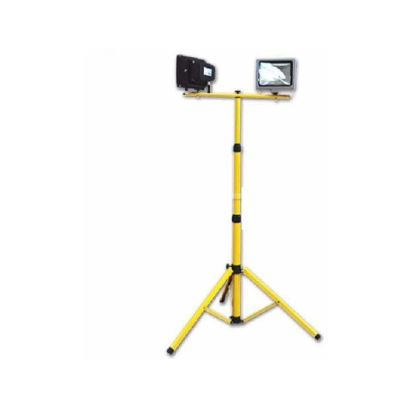 Silumen - Fixation Trépied pour Projecteur Phare - Noir Noir