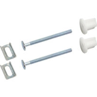 Fixations abattant vis 6x75 mm - tête ovale avec glissière x2 NOYON & THIEBAULT