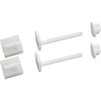 Fixations abattant vis 8x75 mm - tête carrée 27 + glissière x2 NOYON & THIEBAULT
