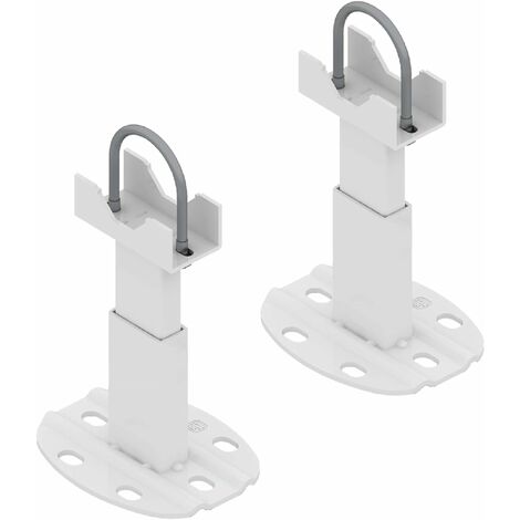 Fixations au sol pour radiateur aluminium – Système anti-dégagement – Capacité 200 kg – Hauteur réglable 150-205 mm – Installation facile – MB