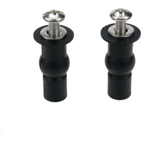 Fixations Charnières Abattant WC Universel 18mm Compatible Tous Modèles de Toilettes