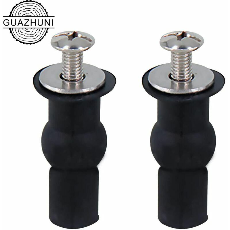 Fixations de charnières pour abattant WC, Accessoire de fixation pour abattant convient à toutes les toilettes (18 mm)