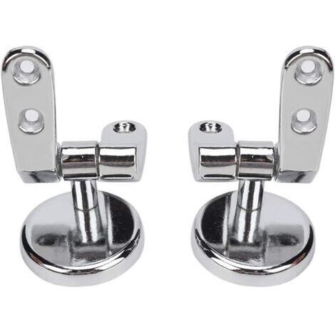 Fixations de Couvercle de Toilette, Ensemble D'outils Universels de Fixations de Siège de Couvercle de Couvercle de Toilette Charnières de Sièges de Toilette pour la Réparation de Siège de Toilette,