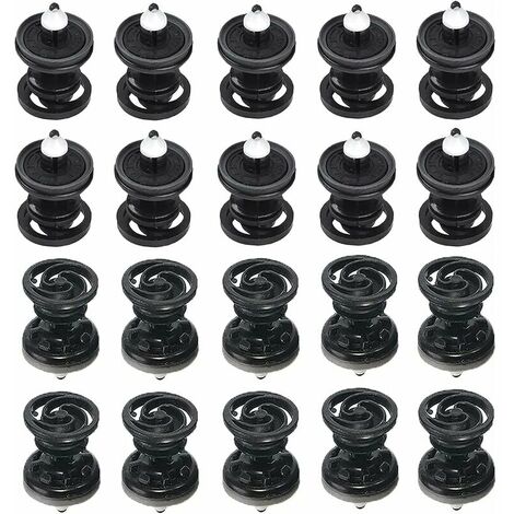 Fixations de Porte Intérieure de Voiture, Clips de Fixation, Supports Décoratifs, Jeux de Rivets avec Outils de Déverrouillage, Jeu de Pièces de Rechange Bef de Voiture，（20Pcs)