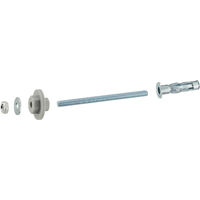 Fixations lavabo paroi creuse tige filetée 8x120 mm chevilles à expansion 8x50 mm x2 NOYON & THIEBAULT