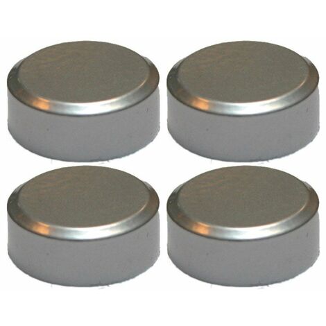 Fixations miroirs rondes aluminium