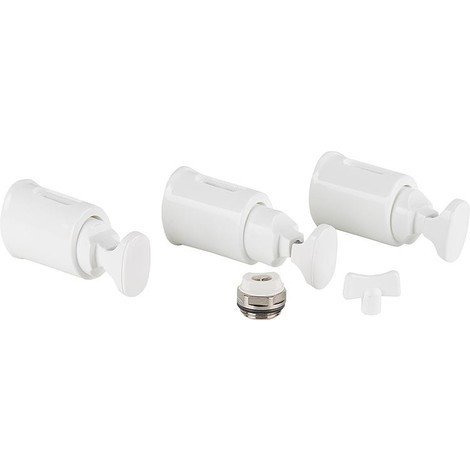 Fixations pour radiateur SdB Type Burchiello Plus, blanc