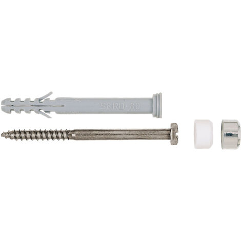 Jeu de fixations WC et bidet vis 6x65 mm