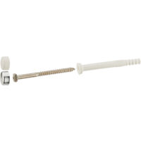 Fixations wc tirefonds 6x80 mm chevilles 8x80 mm avec cuvette de protection x2 NOYON & THIEBAULT