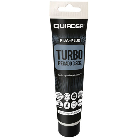 Fixe Plus Turbo 60g Blanc Colle De Fixation Rapide Blanche - Quiadsa