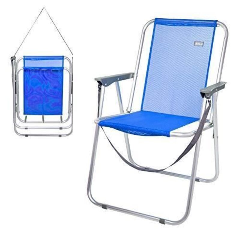 Fixed Chair - Aktive - 62606 - Aluminium - 1 seat - Navy Blue - Garden