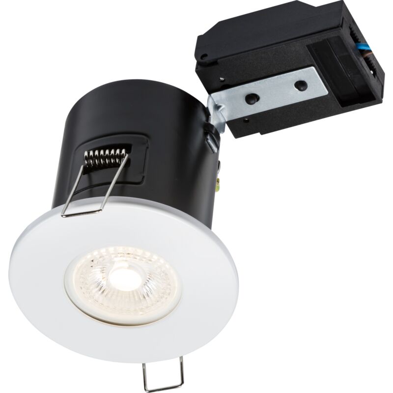 Fixed GU10 Fire-Rated Downlight - White 230V IP20 35W