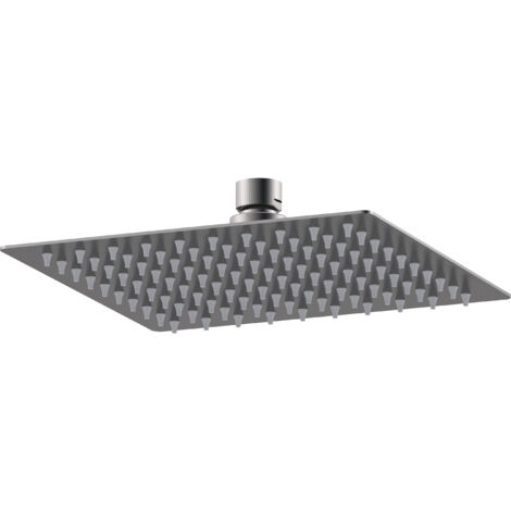 Fixed Head, 200mm - Brushed Pewter