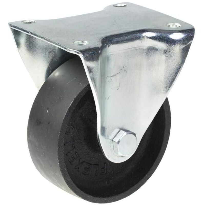 Fixed Wheel - PARNELLS - 75 mm - Metal - Max load 150 kg - Low rolling resistance