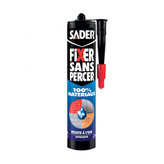 Sader - Colle Fixer Sans Percer Tous matériaux 290ml