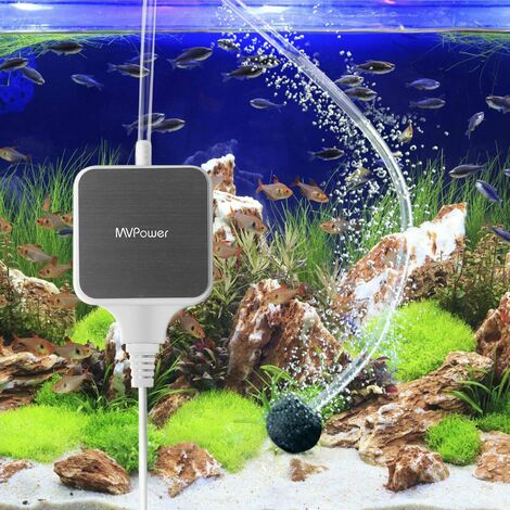 FIXKIT 1.5W aérateur réglable étang aquarium oxygène pompe à air pompe à membrane pompe silencieux