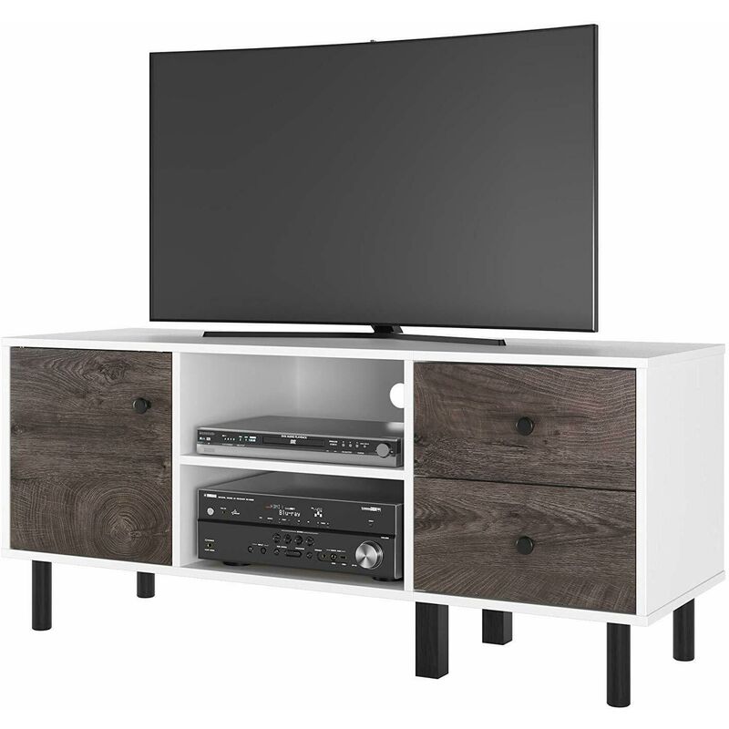Fixkit - Meuble TV rétro avec tiroir