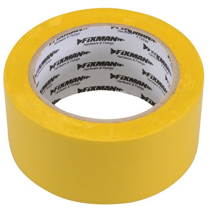 192031) Insulation Tape 50mm x 33m Yellow - Fixman