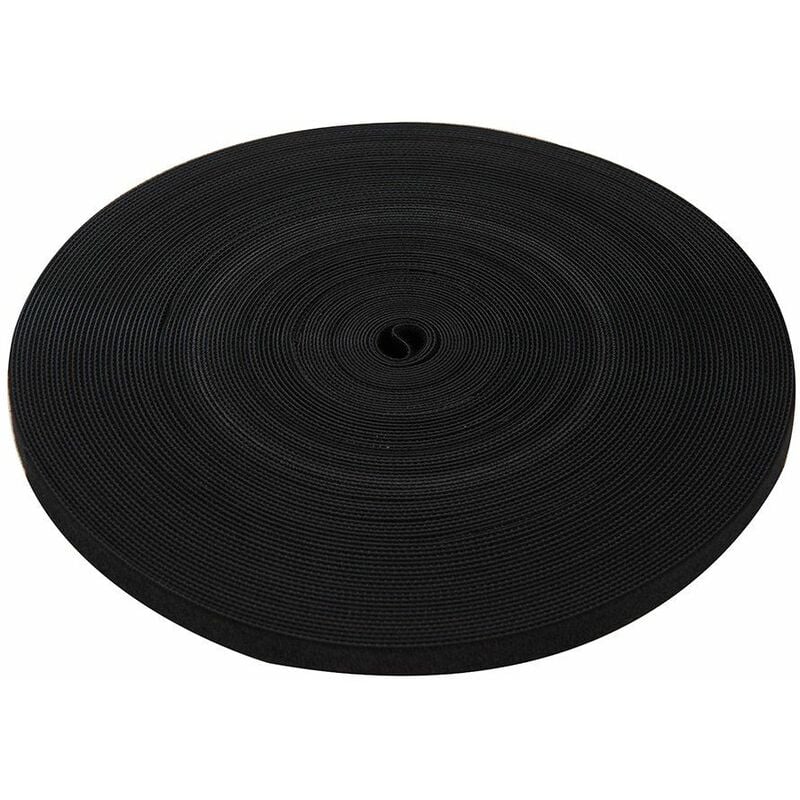 Fixman Self-Wrap Hook & Loop Tape Black 13mm x 25m 666014