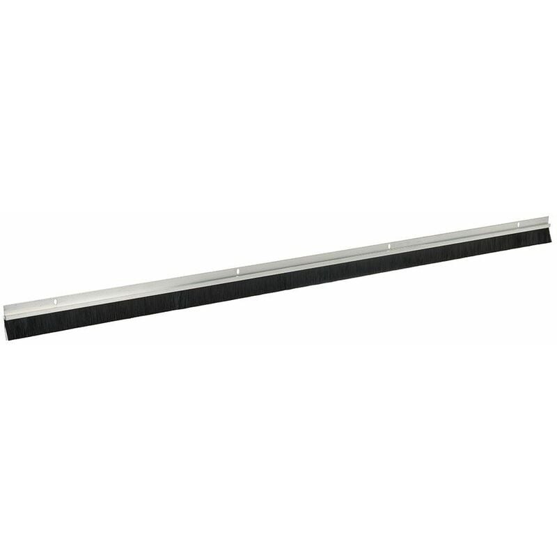 Fixman Door Brush Strip 25mm Bristles 914mm Aluminium 968352