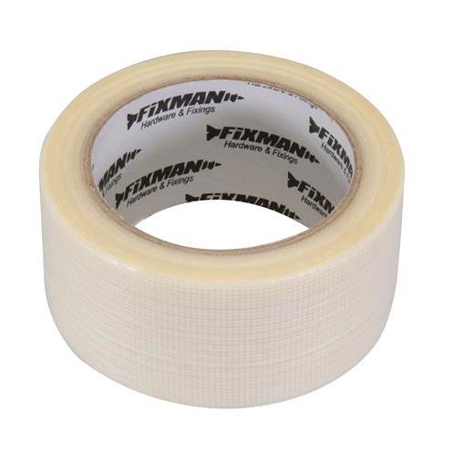 Fixman - Nastro adesivo resistente 50 mm x 50 m Trasparente