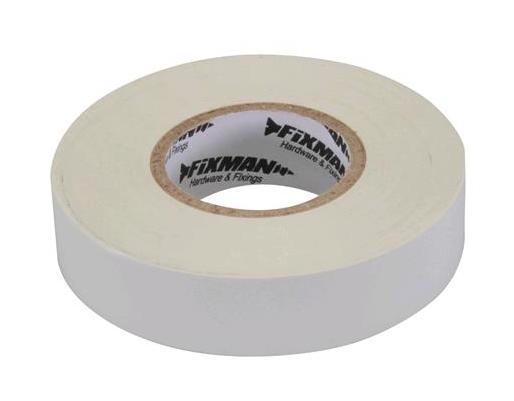 Nastro isolante 19 mm x 33 m Bianco - Fixman