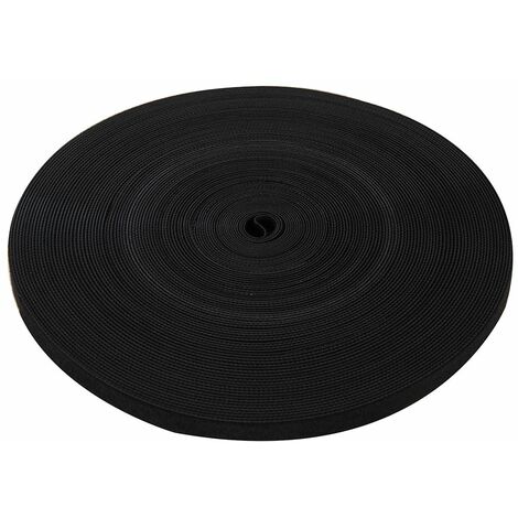 8m Double Sided Tape Extra Strong Self Adhesive Velcro Tape 20mm Wide Black  Sewing School Office Home 