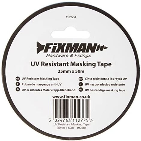Fixman Silverline, Nastro adesivo per mascheratura, 25 x 50 m