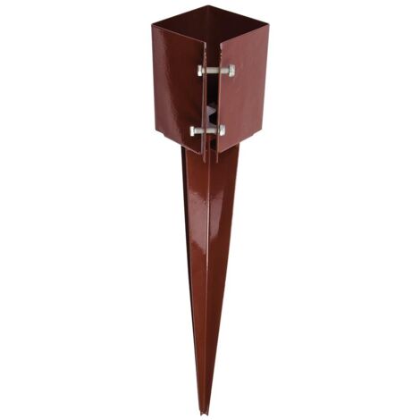 Fixman - Support pour poteau à insérer - 100 x 100 x 750 mm