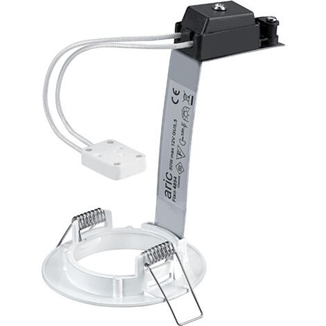 Aric – Spot encastré rond blanc GU5.3 – Fixe – Pour intérieur – Éclairage élégant – 4854