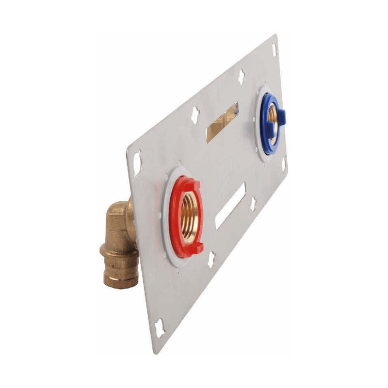 Sortie de cloison double per à sertir F1/2 Ø16 P-pro 150mm