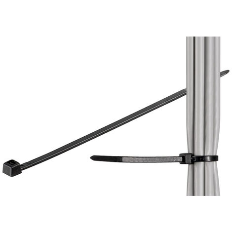 Fixpoint KB 150 - sujección para cables (Negro, 15 cm)