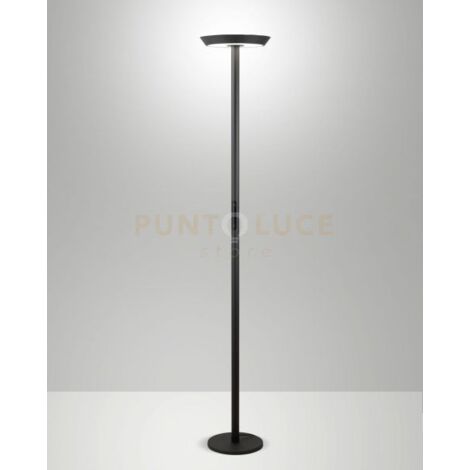 FIZZ LAMPADA DA TERRA ANTRACITE A LED CCT 2700K - 3200K - 4000K- 50+10W - 3300+900 lm DIMMERABILE