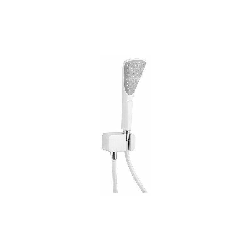 

Fizz set de baño-ducha 1 jet white / chrome con codo de conexión