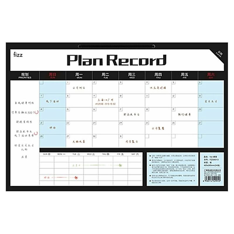 

Time Management Bloc de notas Manual de eficiencia Semanal Tear Notas adhesivas Plan de notas de escritorio Memo Tracking Punch - Fizz