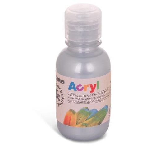 Fl.125Ml Colore Acrilico Argento 910 X1